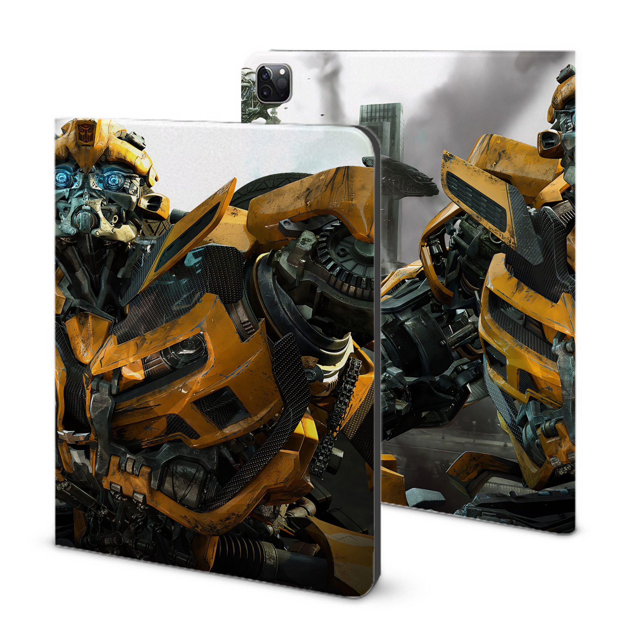（画像用） Transformers トランスフォーマー IPad ケース ブック型 PUレザー TPU 耐衝撃 軽量 薄型 ペン収納なし 全面保護 IPad 各モデル対応